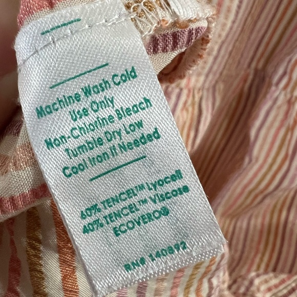 Marine Layer Corinne Stripe Sleeveless Midi Dress - Size L - Picture 5 of 8